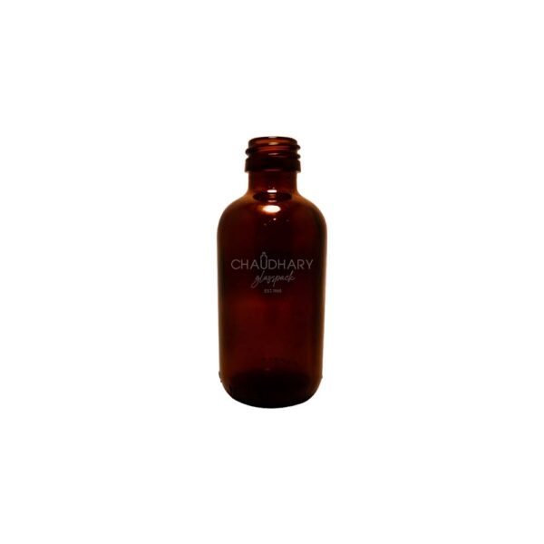 Durable 2oz Amber Boston Bottle for Liquid Storage