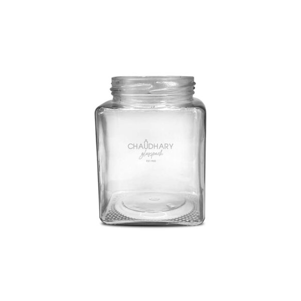 520ml Square Glass Jar for spreads, jams and mote