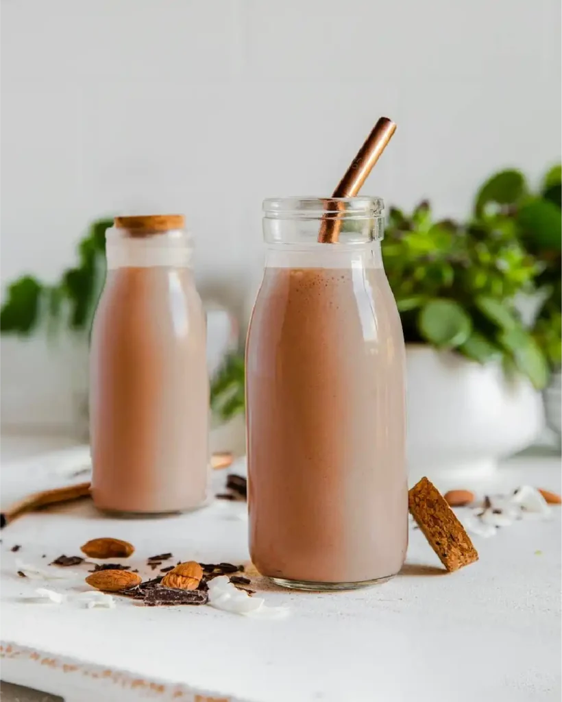 Glass Beverage Bottle for MIlkshake