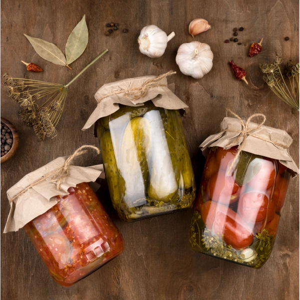 Multipurpose Glass Jars for Pickles